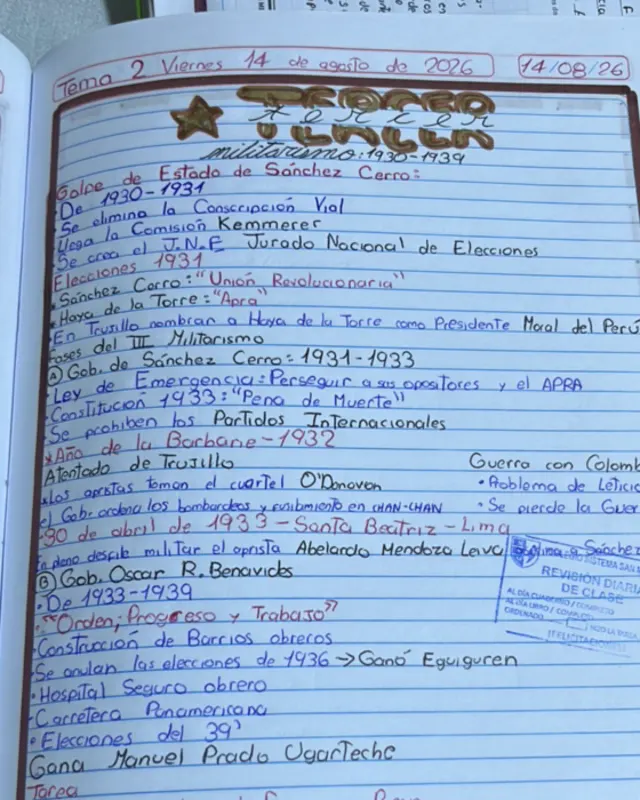 History coursework question in Español, solved by AI Solve Quiz