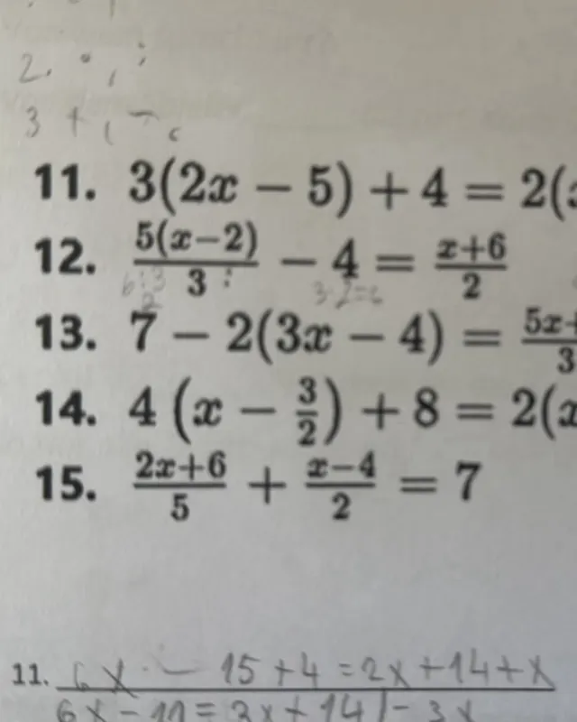 Linear equations question in English, solved by AI Solve Quiz