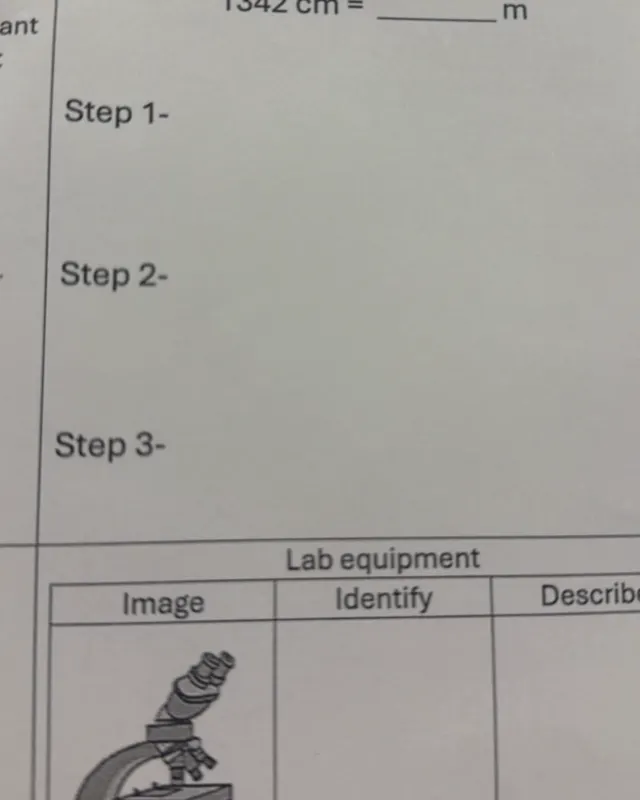 Metric conversions question in English, solved by AI Solve Quiz